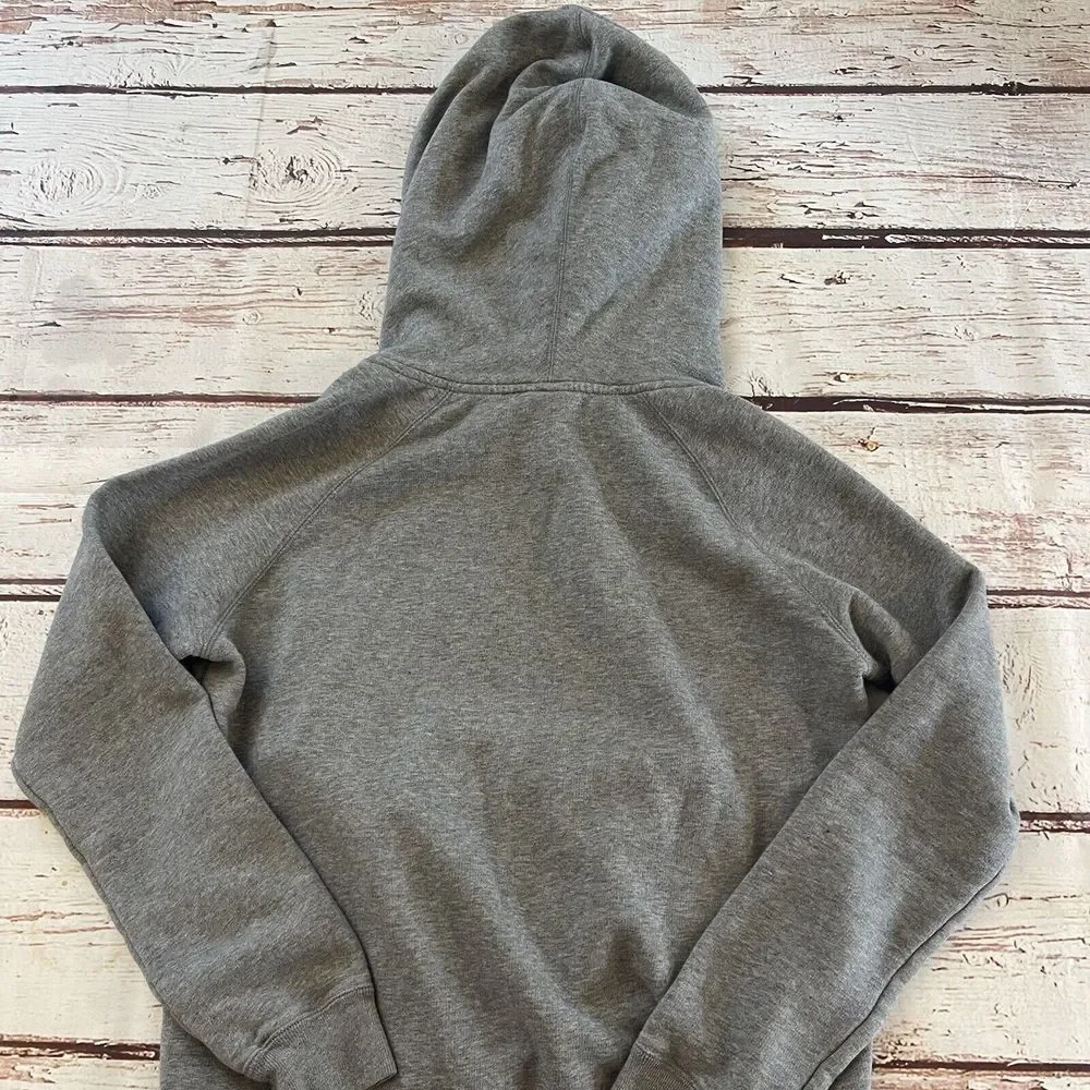 Nike Women's‎ Hoodie Pullover Size Medium Activewear Gray Orange Tag